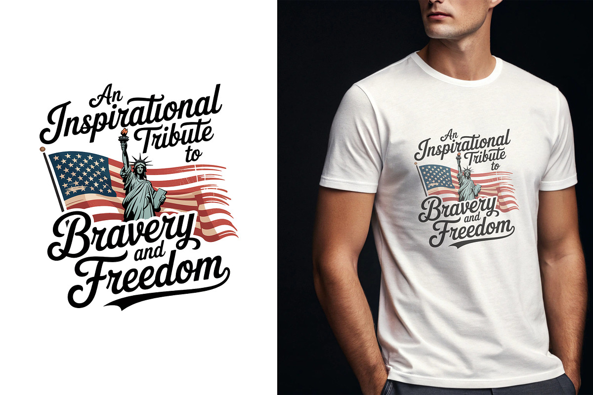 Celebrating Freedom & Bravery USA, an Object Illustration by Unique Design Team (Photo 3 of 4)