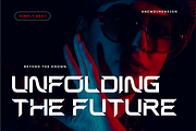 Modern Future | Modern Futuristic, a Sans Serif Font by Masyafi Studio (Thumbnail 7 of 8)