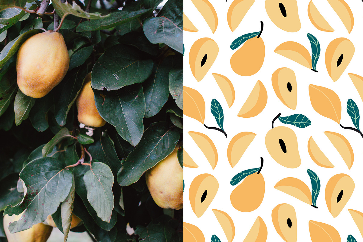 TROPICAL PARADISE patterns and friut, a Pattern Graphic by Lena Nikolaeva (Photo 6 of 16)