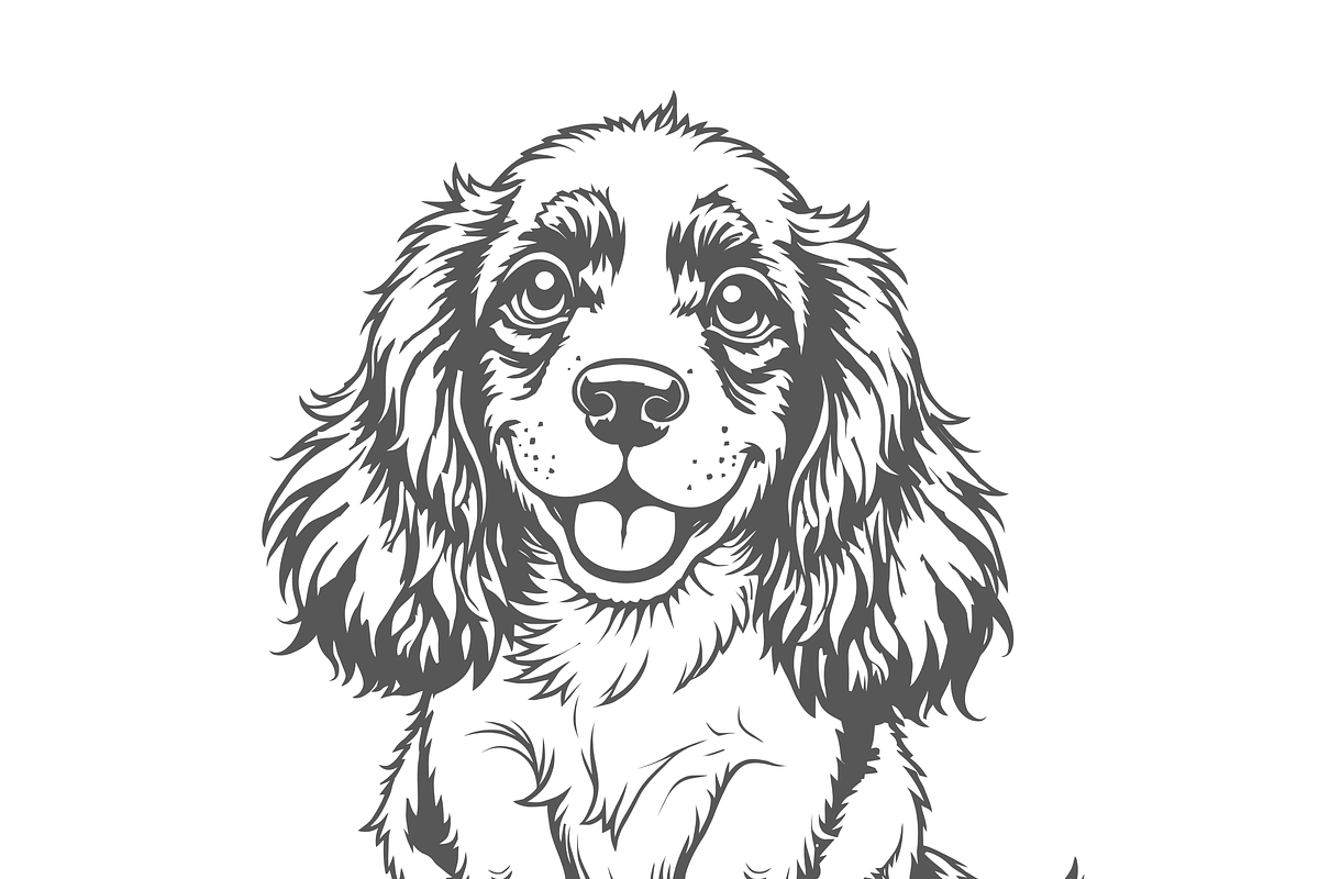 Adorable Dog Illustration, an Empty State Illustration by CarWrap design (Photo 3 of 3)