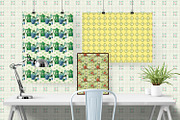 Vintage Wallpaper Patterns, a Pattern Graphic by ISEEYOUPATTERN (Thumbnail 6 of 8)