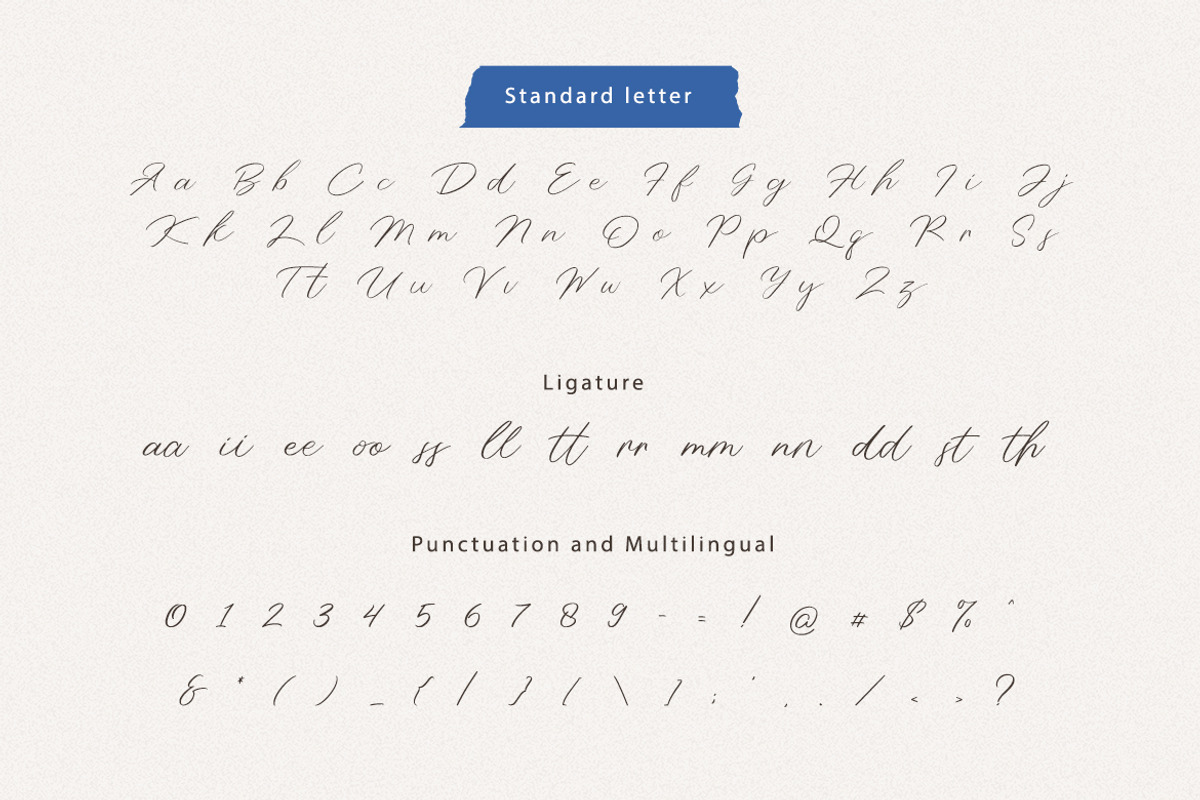 Yelenia Sareta, a Script Font by kerismaker (Photo 5 of 10)