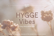 Hygge Vibes Cozy Decorative Font
