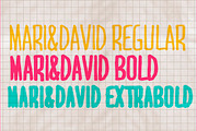 Mari&David 50%, a Font by Rodrigo Typo (Thumbnail 1 of 2)