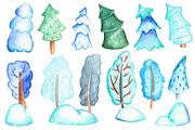Christmas Deer Watercolor Clipart, an Animal Illustration by RabbitAndPencil (Thumbnail 7 of 9)