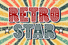 Retro Star - Retro Font Types