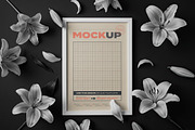 Pages and Cards with Flowers Mockups, a Mockup by Luuqas Design (Thumbnail 6 of 9)