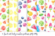 Watercolor Fruits&Desserts Set, a Decorative Illustration by LarysaZabrotskaya (Thumbnail 3 of 5)