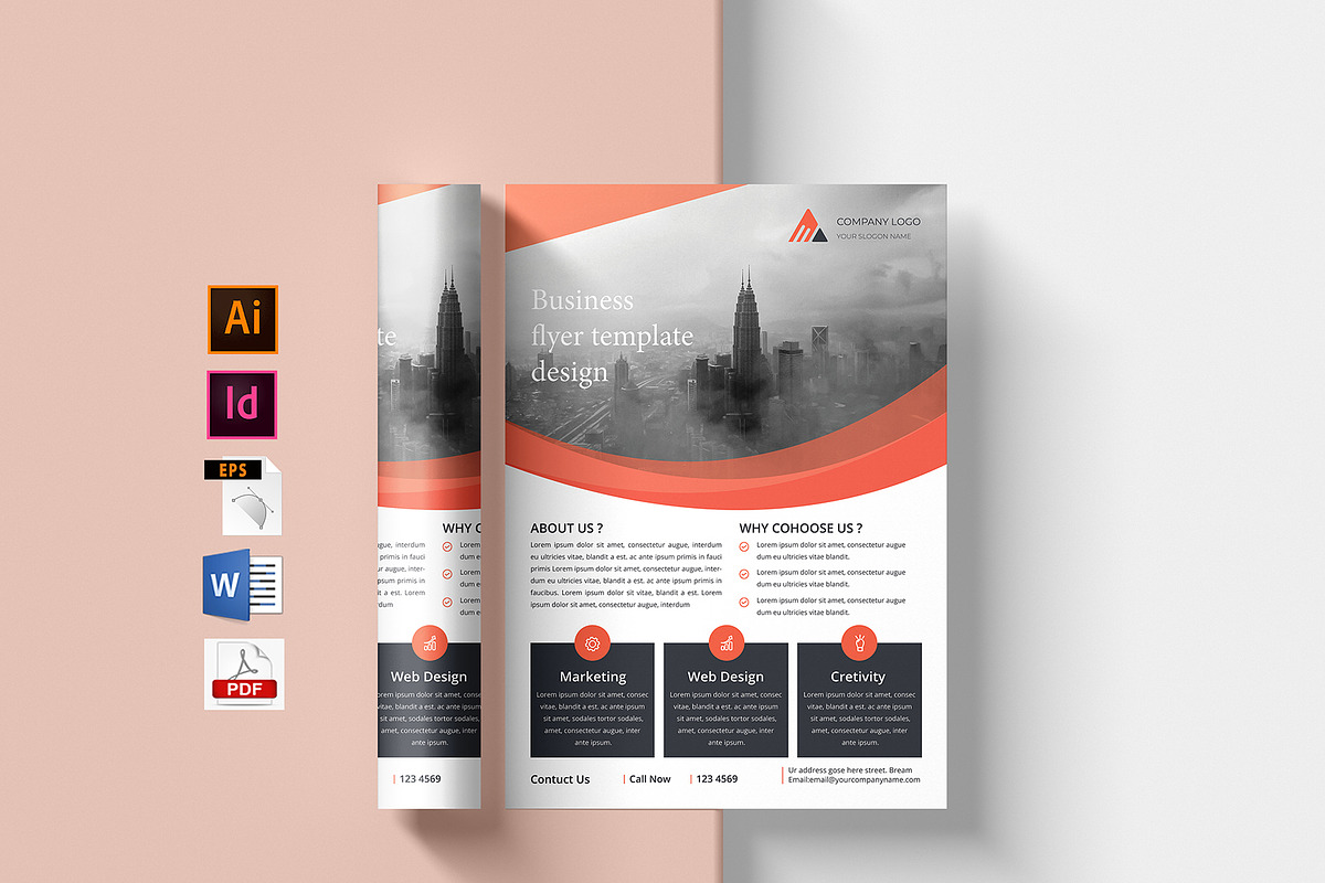 Business Flyer Template Design, a Flyer Template by Mazharul Islam (Photo 1 of 10)