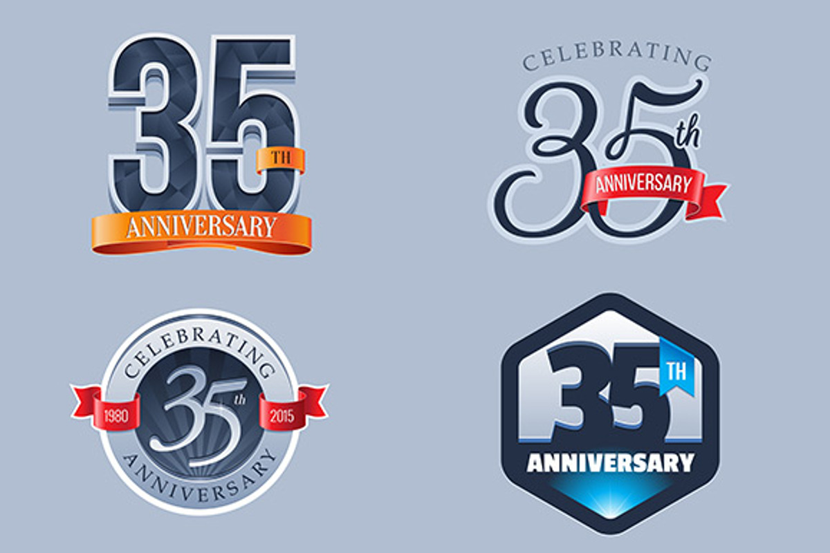 35th Anniversary Logo, an Illustration by Shurik76