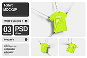 T-Shirt Mockup, an Apparel Mockup by Pixie Creative (Thumbnail 1 of 4)