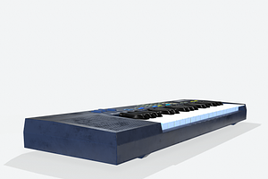 Synthesizer PBR Low Poly