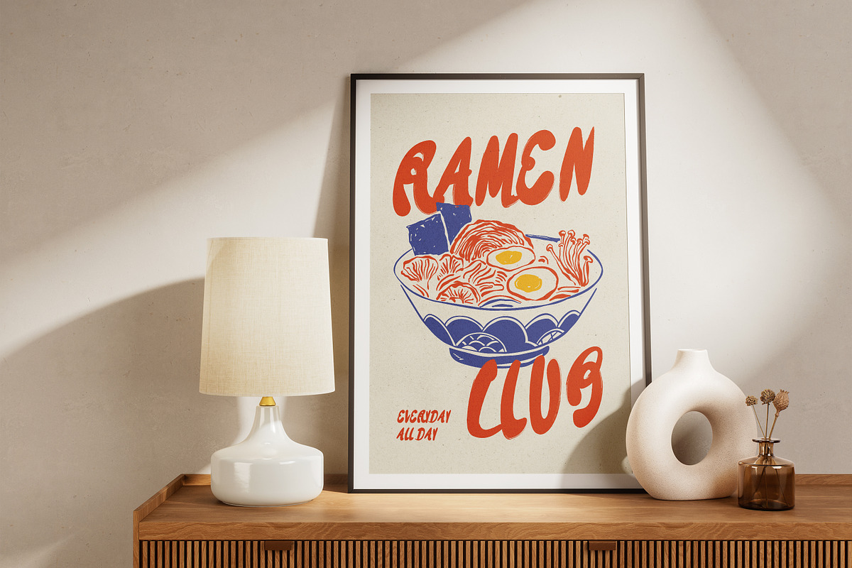 Asian Food Line Art 80 Illustrations, a Food Illustration by DesignThatMatters (Photo 11 of 14)