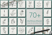 500+ Hand Drawn Elements -Bundle-, an Animal Illustration by CARROTDESIGN (Thumbnail 2 of 6)