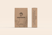 Vertical Kraft Soap Box Pack Mockup, a Packaging Mockup by Ram Studio LLC (Thumbnail 6 of 8)