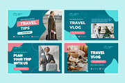 Travel Youtube Thumbnail Template, a Social Media Template by hekenostudio (Thumbnail 2 of 6)