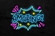 Neon Sign Photoshop Effect, a Layer Style Add-On by Design Squad (Thumbnail 4 of 6)