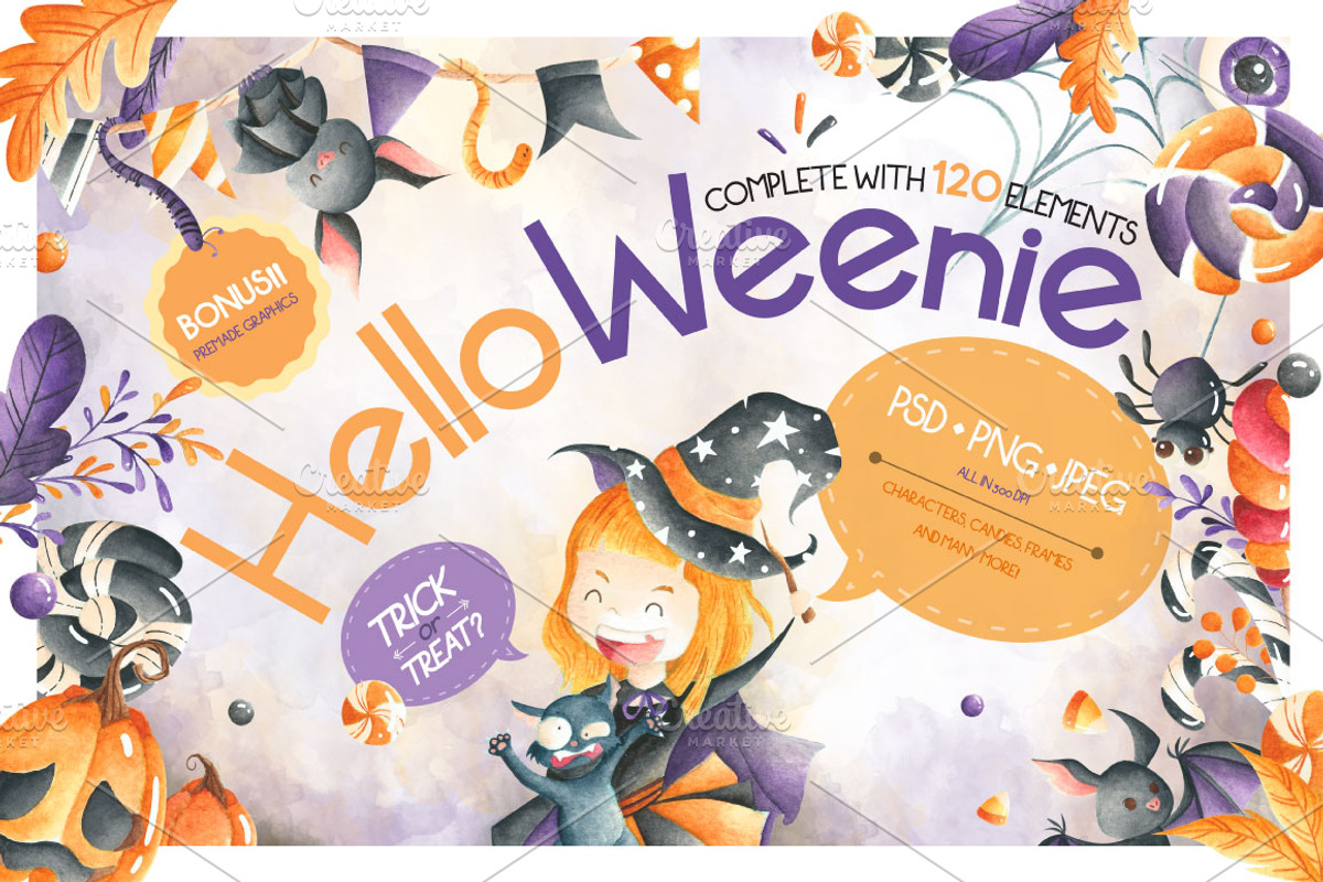 Helloweenie, an Illustration by Lunabi (Photo 1 of 11)