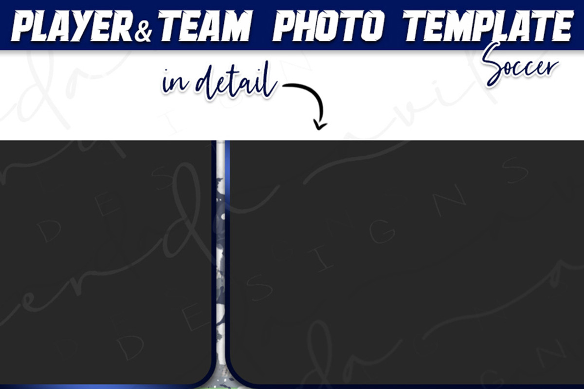 Soccer Blue Memory Mate Template, a Poster Template by Brenda Avila Designs (Photo 2 of 2)