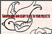 Old School Tattoo Vector Bundle, an Education Illustration by Violet LeBeaux (Thumbnail 4 of 4)