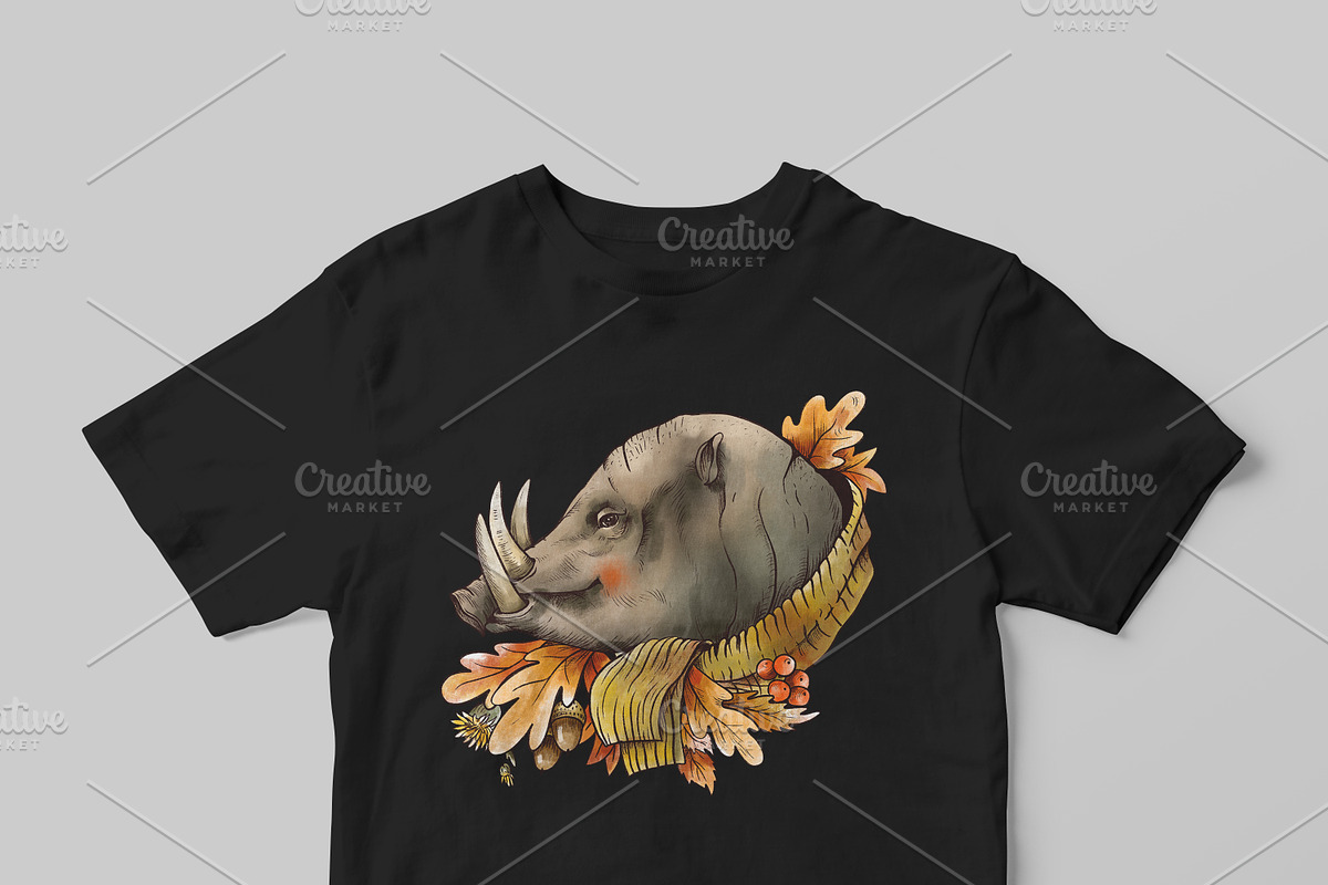 Fall animals clipart, an Animal Illustration by Belusuab (Photo 5 of 10)