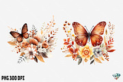 Autumn Butterfly Flowers, an Illustration by Gemstone (Thumbnail 4 of 12)