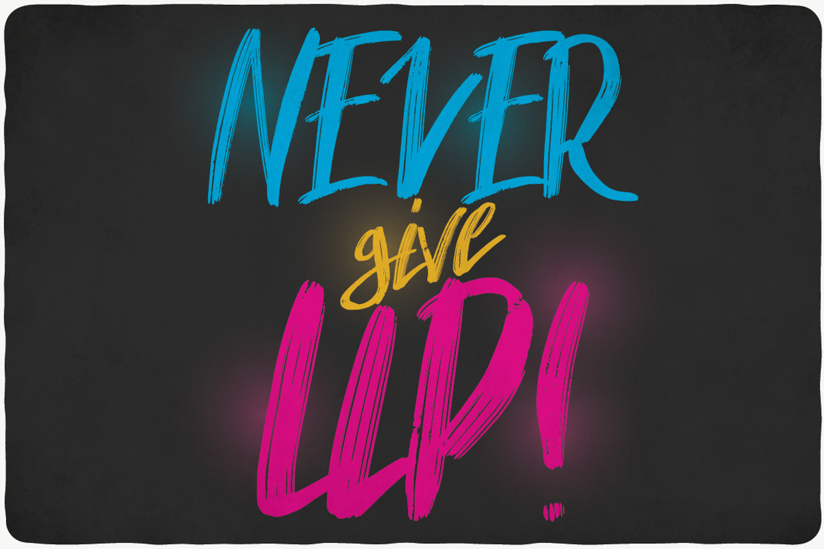 Sloppy Handcrafted Font preview 3