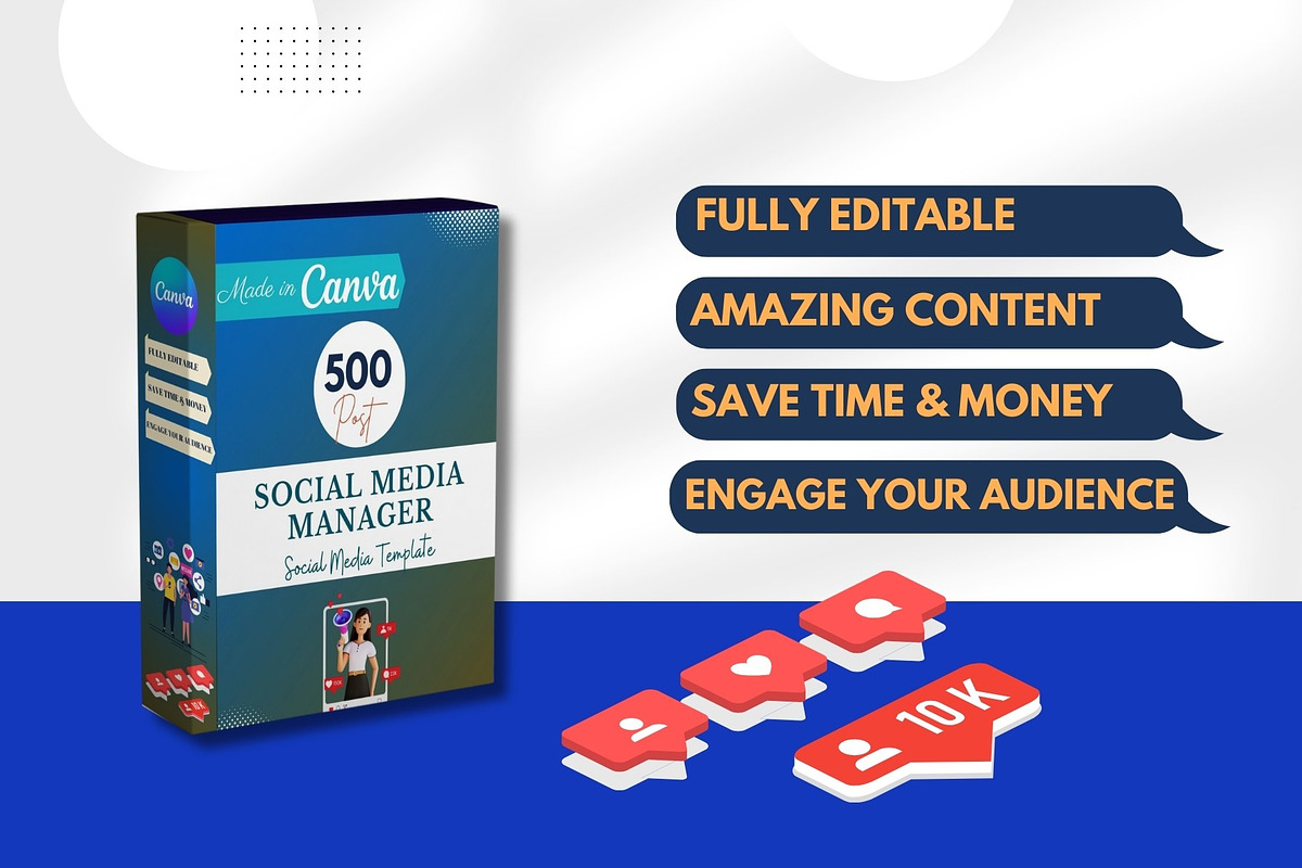 Social Media Manager -Canva Posts, a Social Media Template by Viral Content Design (Photo 13 of 17)