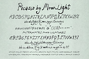 Picasso by Moonlight Font Duo, a Handwritten Font by Nicky Laatz (Thumbnail 16 of 17)