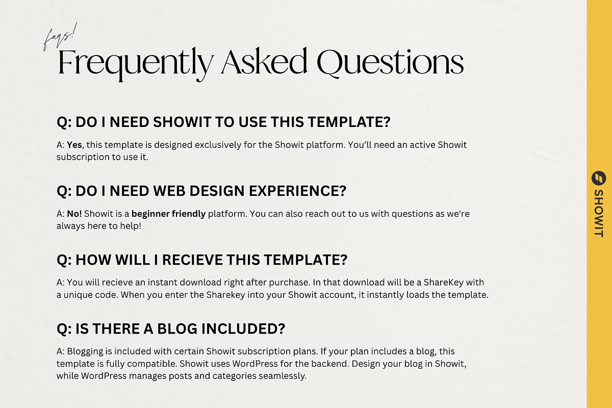 Bold Showit Website Template, a Squarespace Template by Breah Designs (Photo 9 of 10)