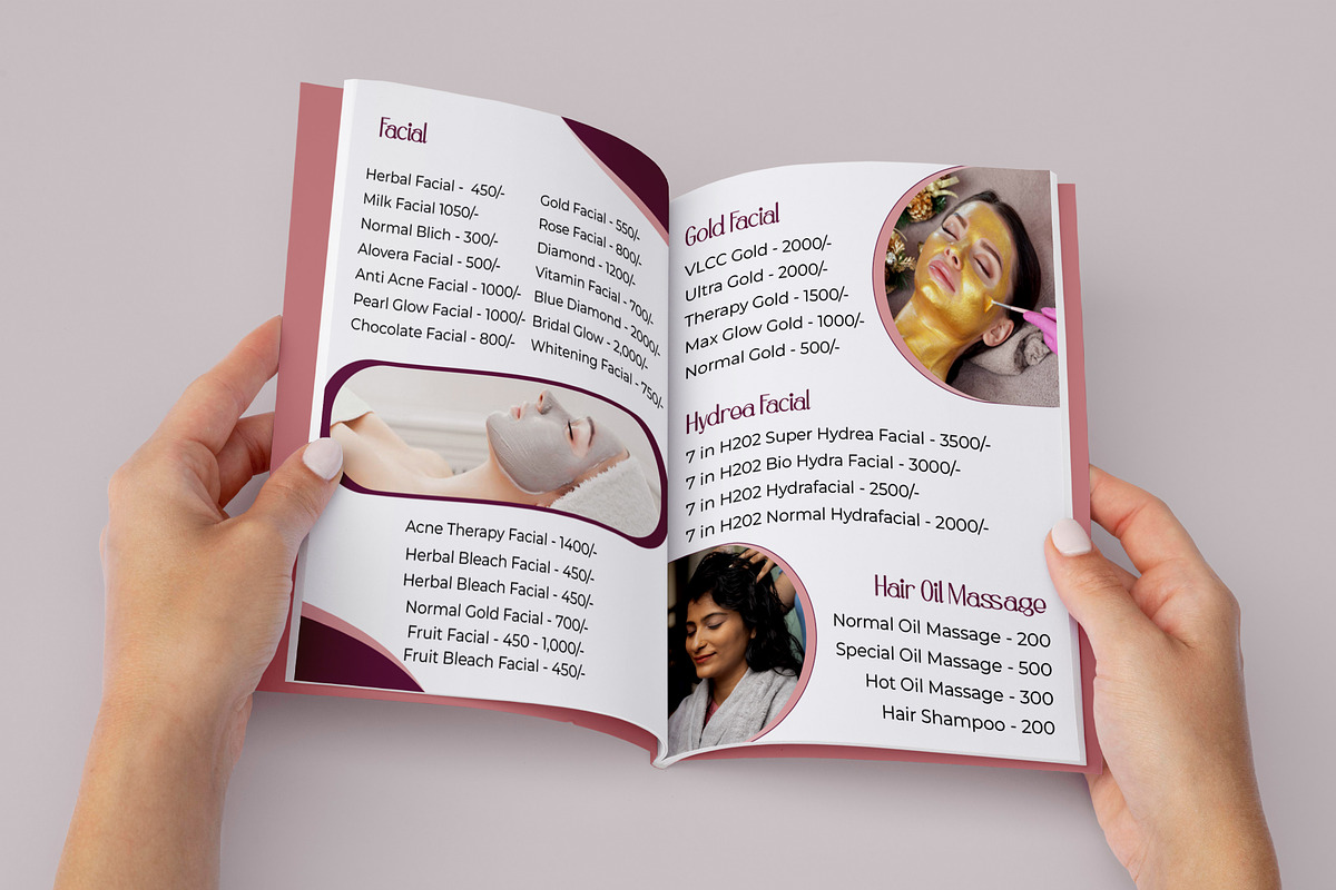 Bifold Beauty Parlour Brochure, a Brochure Template by ferdousi0791 (Photo 3 of 6)
