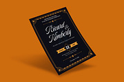 Bluelines Wedding Invitation, an Invitation Template by dokudokunomi (Thumbnail 3 of 4)