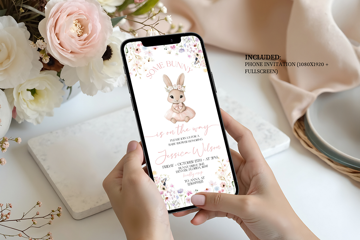 Ballerina Rabbit Digital Evite, an Invitation Template by Digital_Mind (Photo 2 of 3)