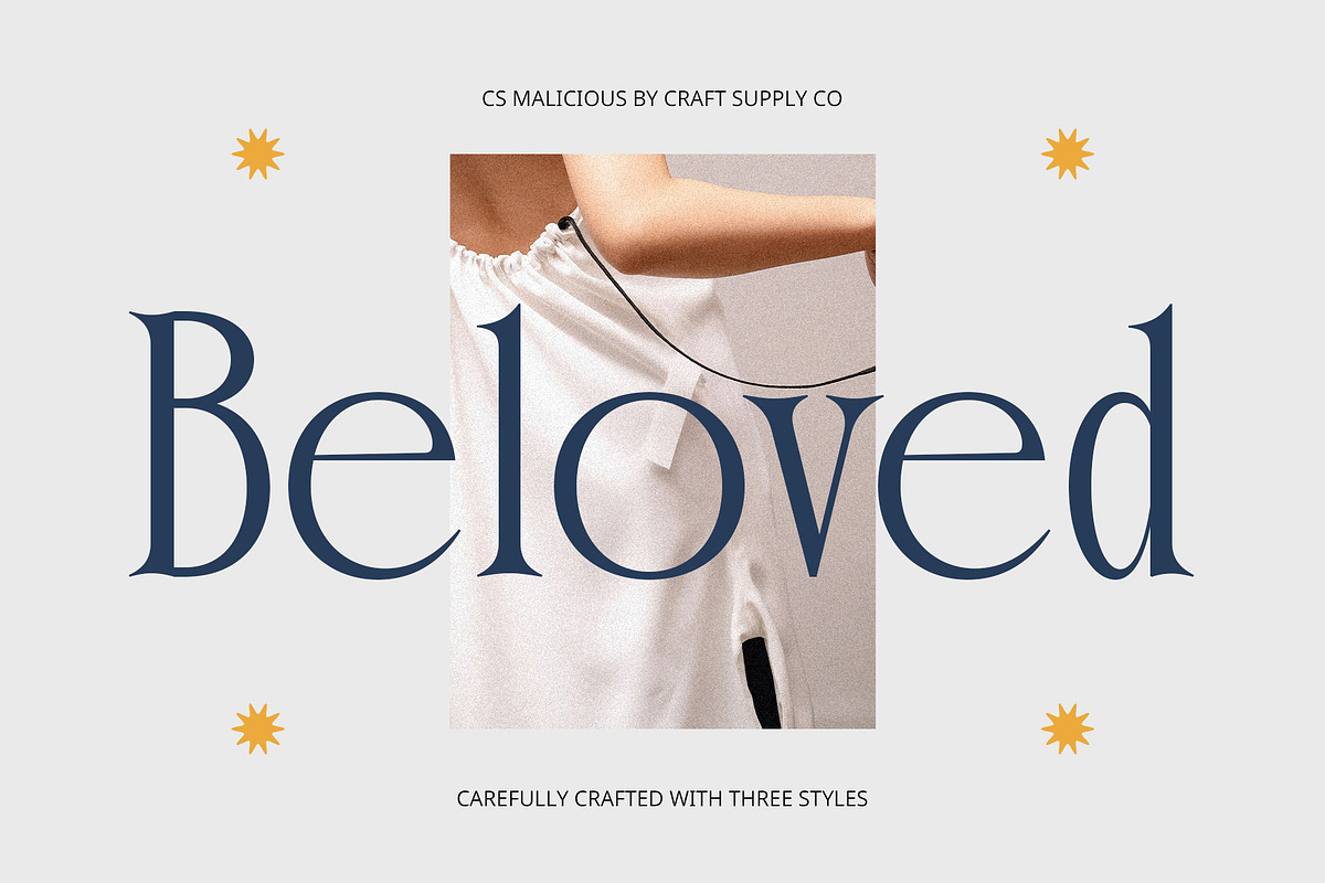 CS Malicious – Elegant Font, a Serif Font by Craft Supply Co. (Photo 5 of 8)