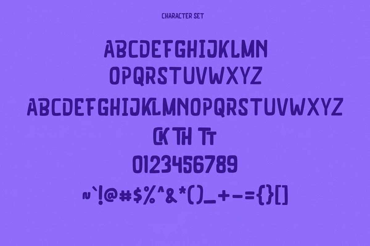 Vlakshore Decorative Display Font, a Sans Serif Font by MACK 75 (Photo 4 of 10)