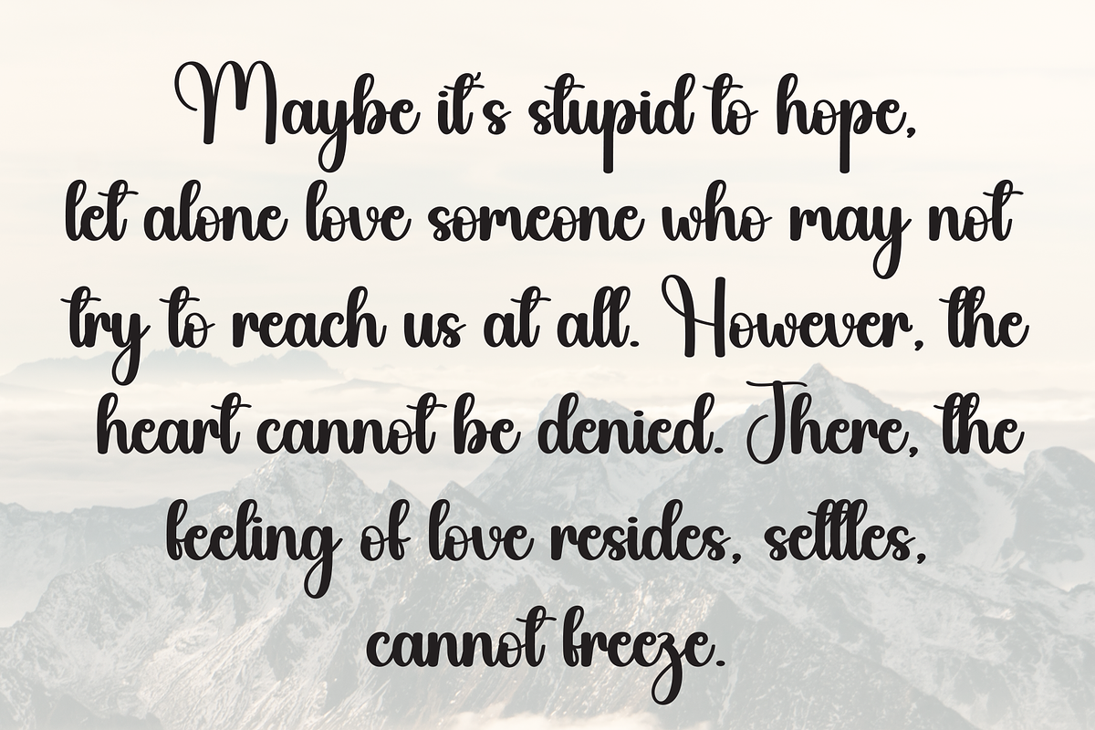 Deary | Script Font, a Handwritten Font by Scratchones (Photo 6 of 9)