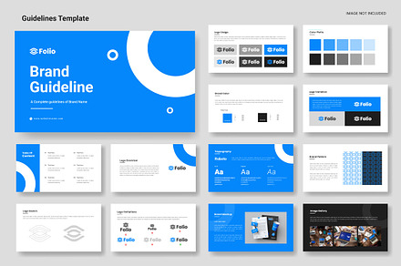 Brand guidelines presentation, a Branding & Logo Template by Pixeness