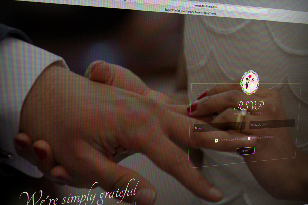 mWm Wedding Landing Page Theme, a HTML Template by mWm Themes (Photo 4 of 6)