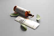 Amber Glass Pump Bottle Mockups, a Cups & Container Mockup by pmvch (Thumbnail 8 of 10)