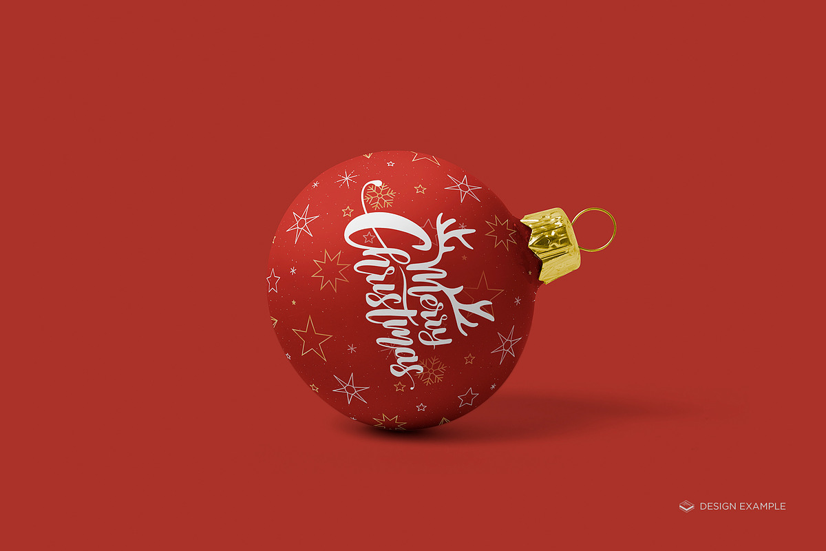 Christmas Ball Mock-up, a Product Mockup by Branda Keeps (Photo 10 of 17)