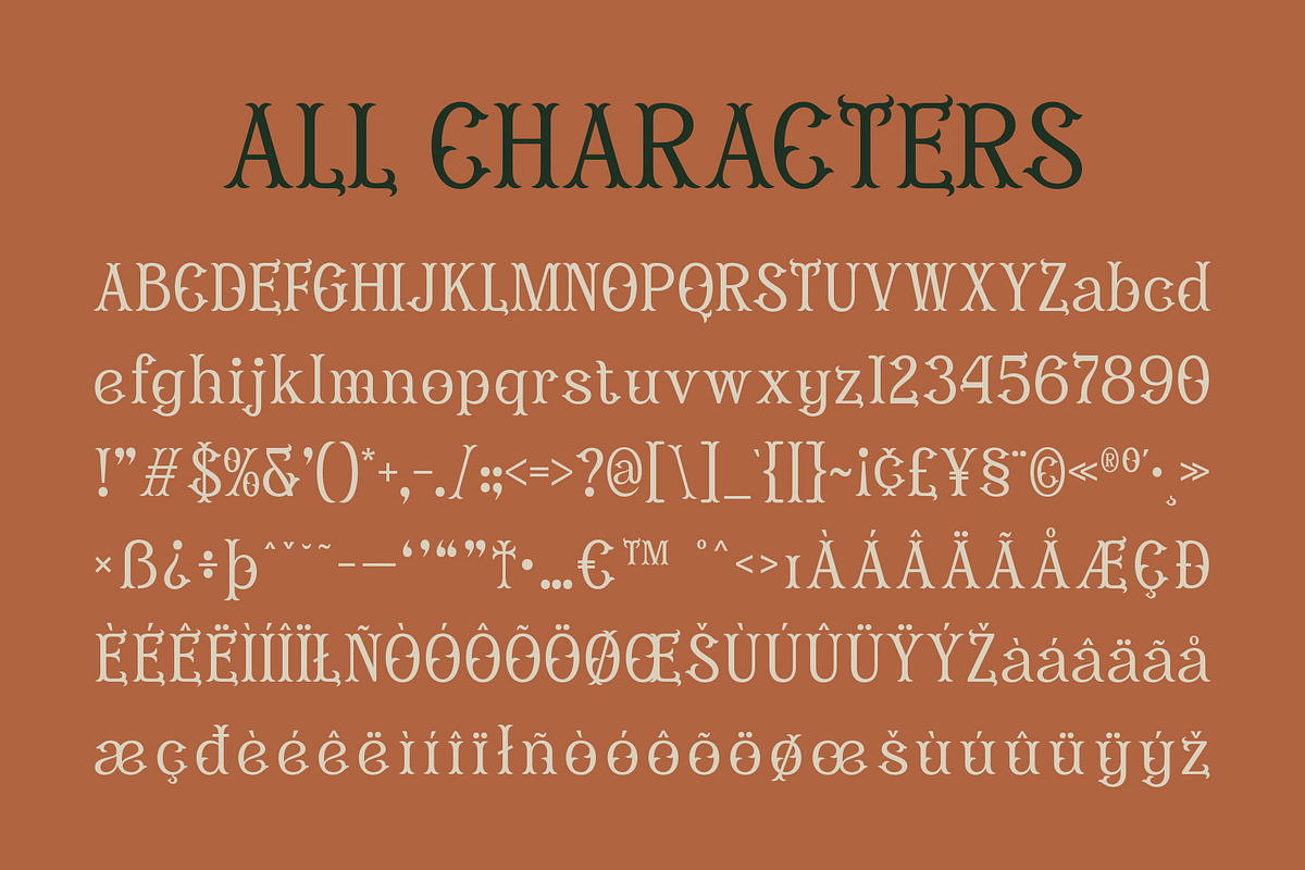 CS Visery – Display Font, a Serif Font by Craft Supply Co. (Photo 8 of 8)