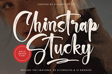 Chinstrap Stucky Bold Brush Font