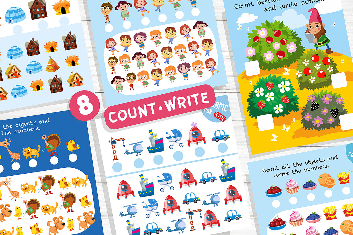 Funny Activities for Kids Book 2, an Education Illustration by ArtyCats (Photo 9 of 10)