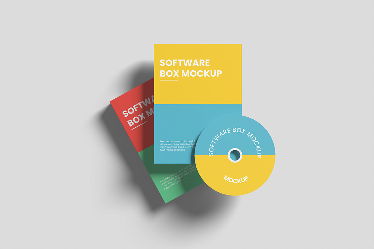 Software Box Mockup, an Advertising Mockup by ianmikraz (Photo 2 of 5)