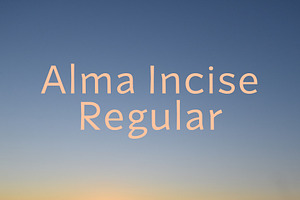 Alma Incise Regular