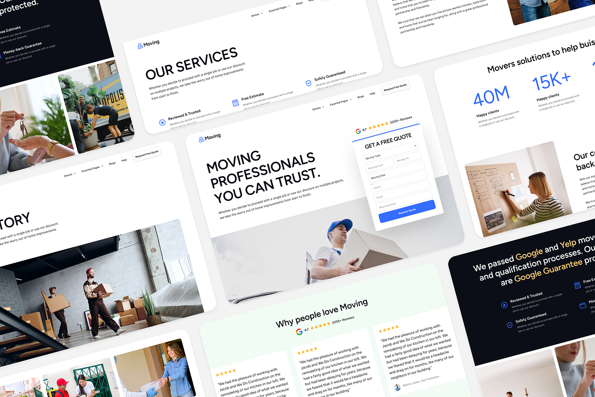 Mover: Small Business Figma Template, an UI Kit Template by FinestDevs (Photo 5 of 7)