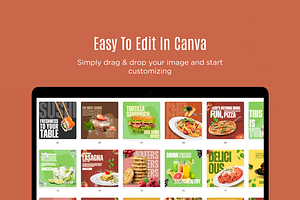 Food Instagram Kit Canva