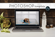 Yoga and Ivy Laptop Mockup, a Books & Magazine Mockup by Ashley Alexandra Design (Thumbnail 1 of 6)