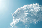90 Clouds animals against a blue sky, an Animal Illustration by Handmadefont (Thumbnail 27 of 64)