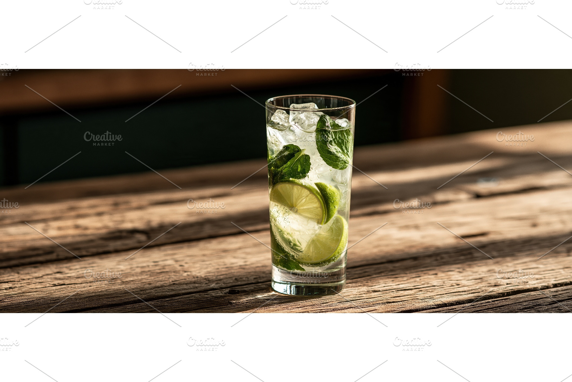 Classic Mojito Cocktail in Sunlight, a Food & Drink Photo by piter.goskov